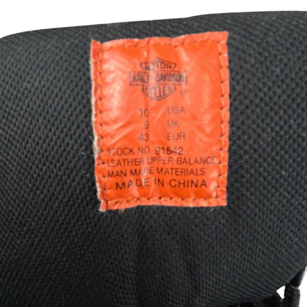 Harley Davidson Paraspinna Leather Boots- Size 10-‎ Excellent Condition!!!
